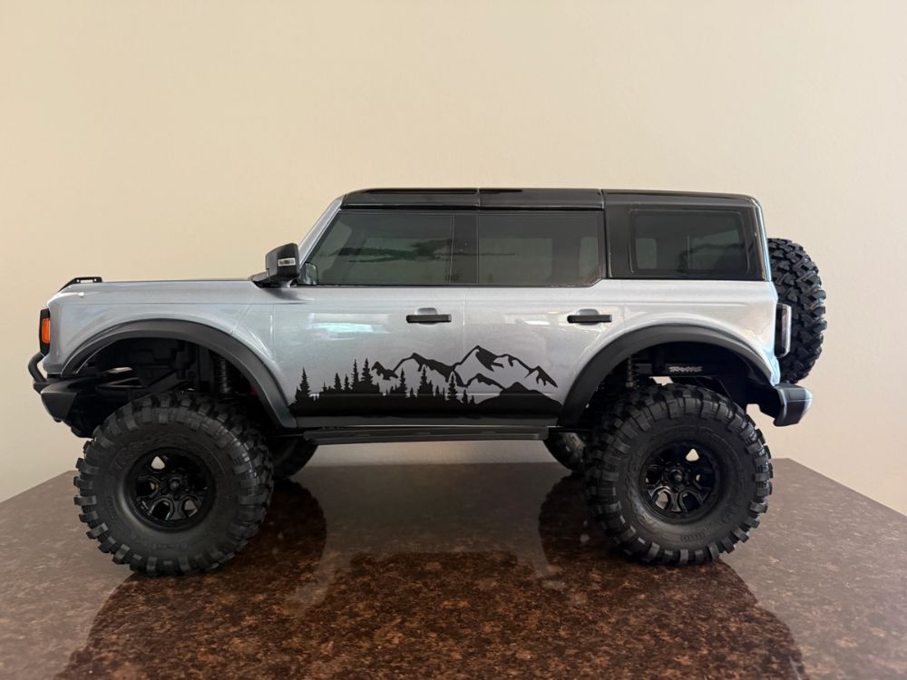 Mountain Treeline graphics for Traxxas TRX-4 1:10 Bronco