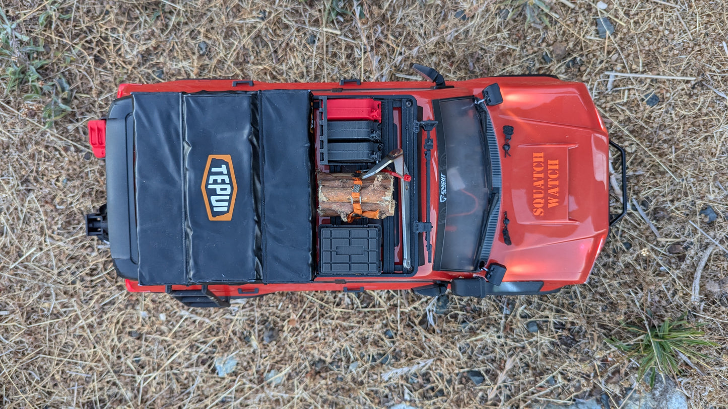 Jerry can holder 1:10 Scale Crawler Accessory - Knight Customs Officially Licensed