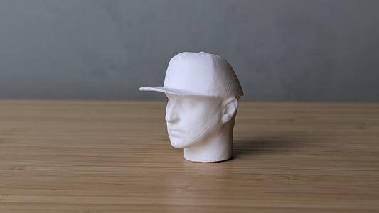 Male RC Driver Head 1:10 Crawler - 'Matt' 3D Print (Head Only)