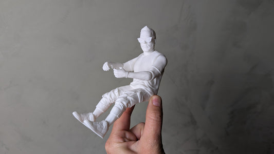 Male RC Driver Figure 1:10 scale Crawler - 'Pete' Knight Customs official 3D Print