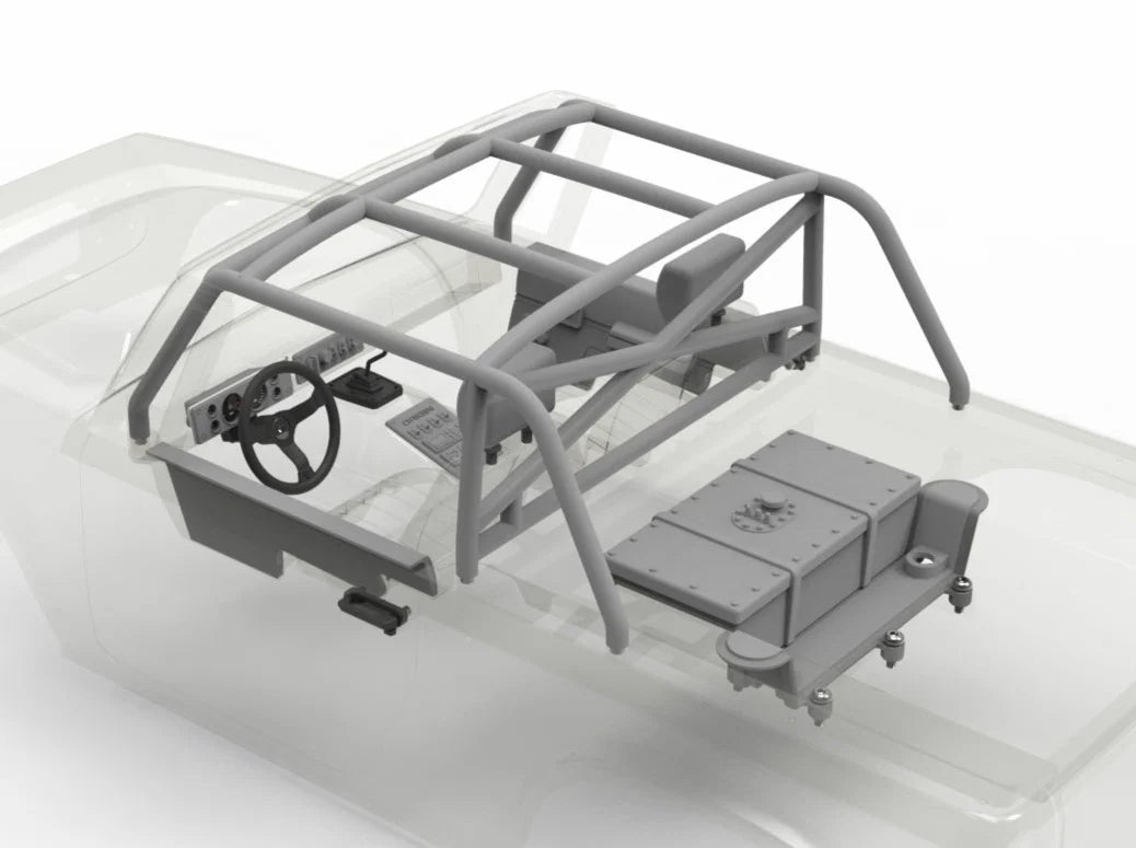Vanquish VS4-10 Origin interior 3D printed parts set - Knight Customs official
