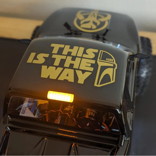 Mandolorian decal set (for Proline Cliffhanger / RC Crawler)