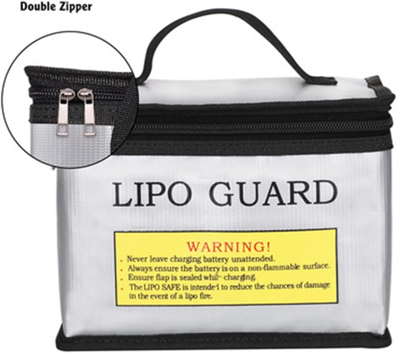 LiPo-Safe Storage & Charging Bag, 8x6x5"
