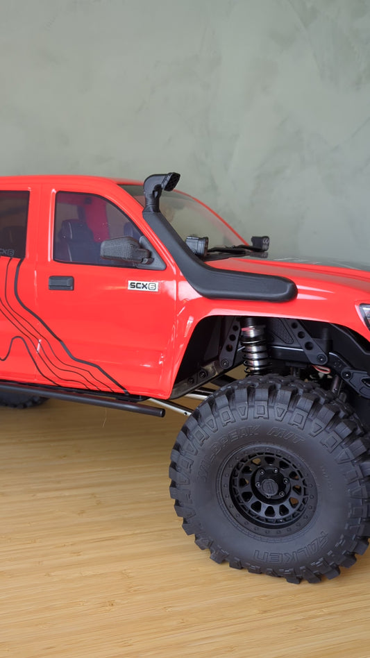 Axial SCX6 3D printed snorkel (1:6 scale) - Knight Customs officially licensed