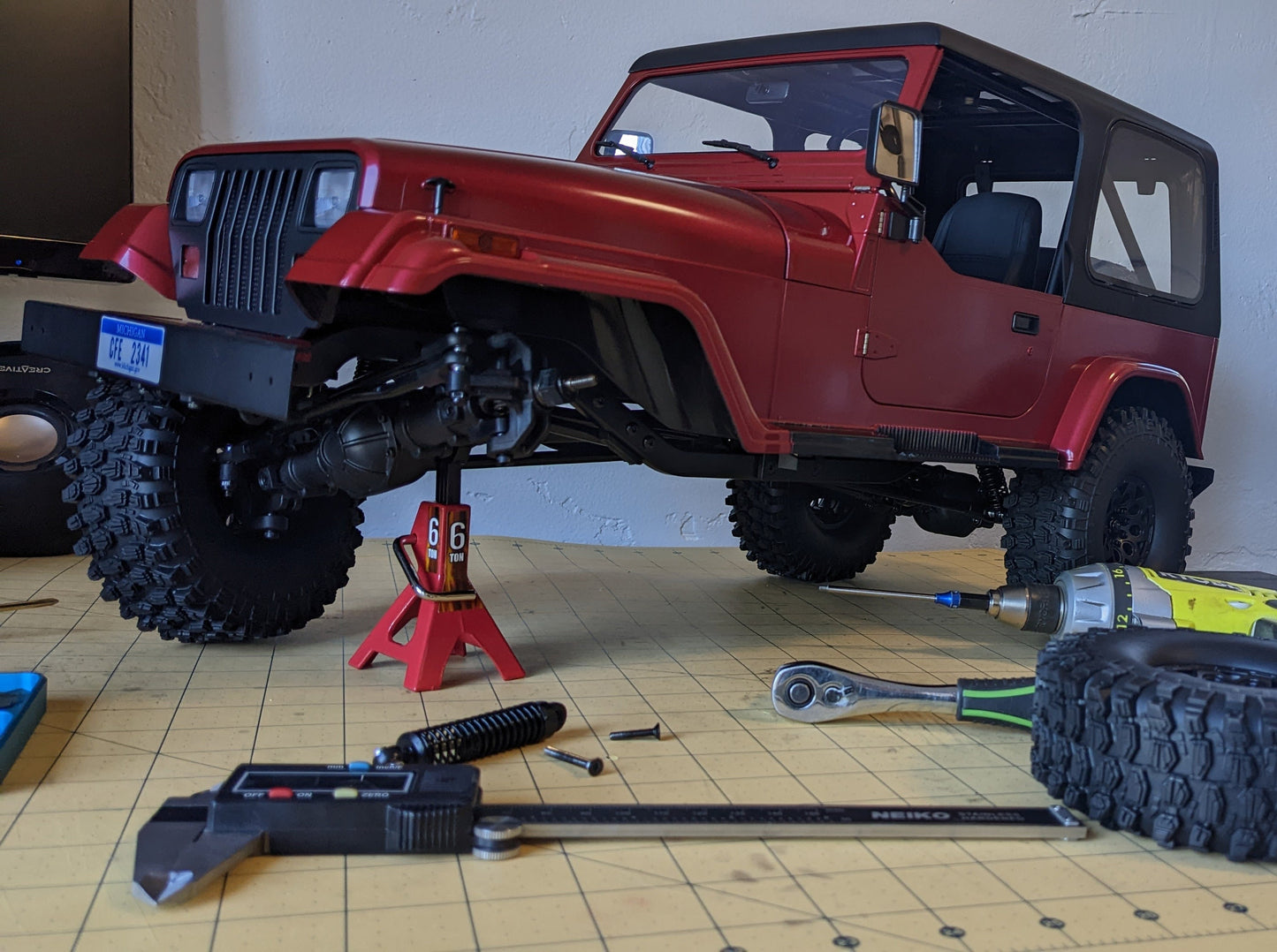 6 Ton Jack Stand - 1/10 scale RC accessory, FIX by RC Girl