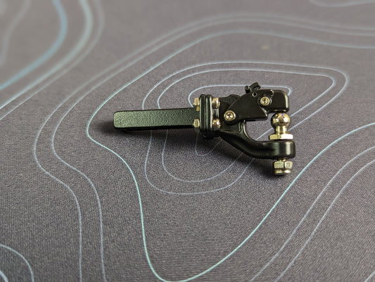 Metal Trailer Hitch Mount for 1/10 RC Crawler, by The RC Girl