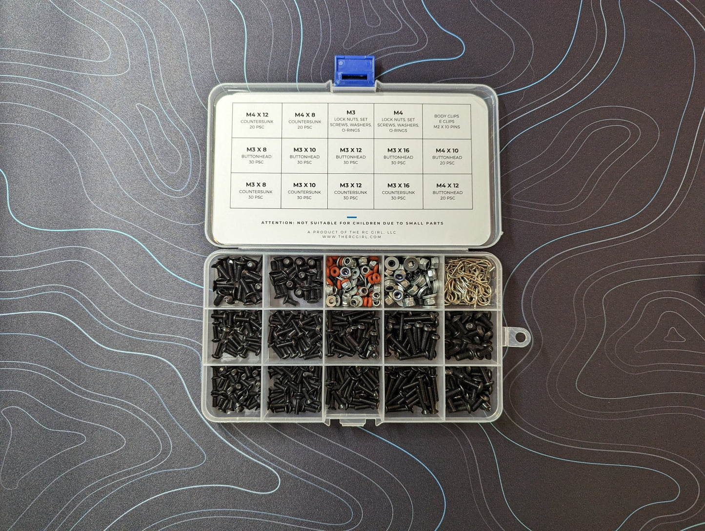 RC Screw Kit (500 pcs), by The RC Girl