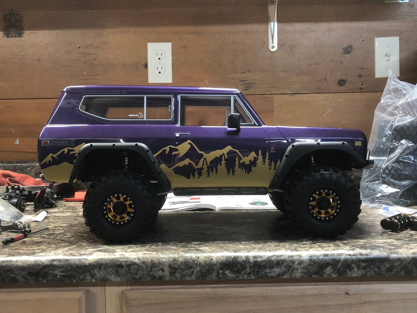 Mountain Treeline Graphics for Redcat Gen 8 V2 Scout Body
