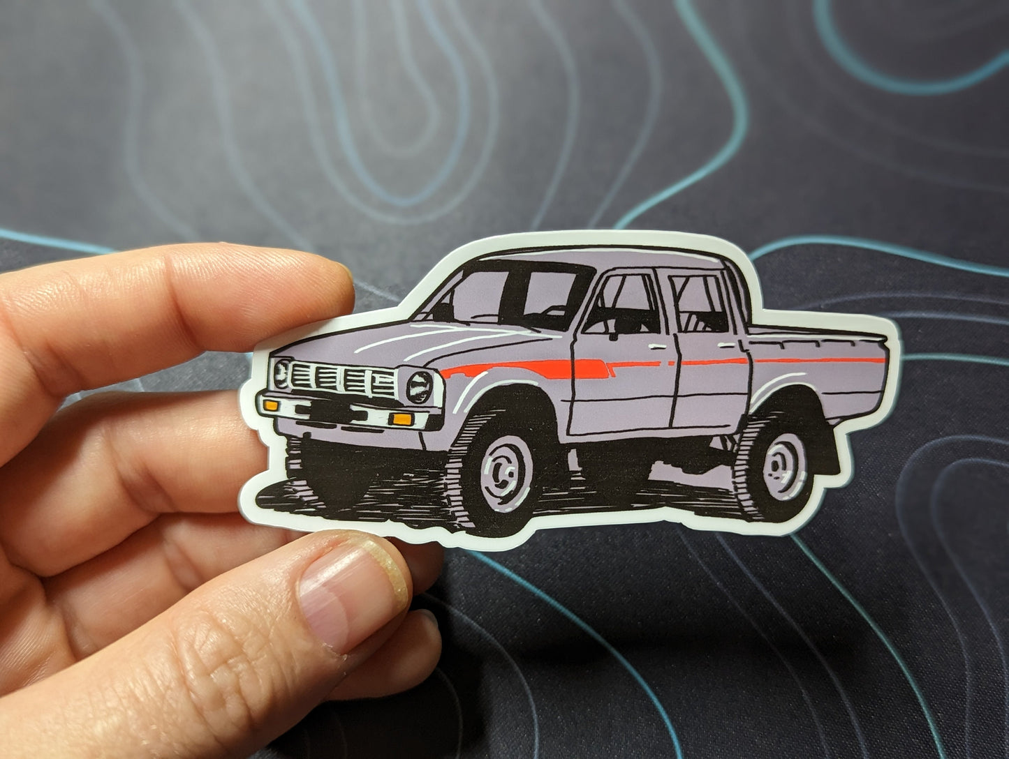 Toyota Hilux Truck Die Cut Sticker - by The RC Girl