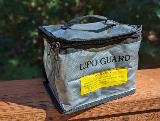 LiPo-Safe Storage & Charging Bag, 8x6x5"
