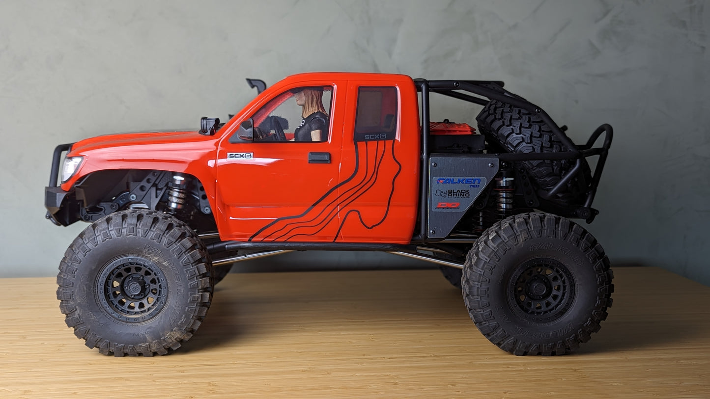 Axial SCX6 1:6 scale topography graphics