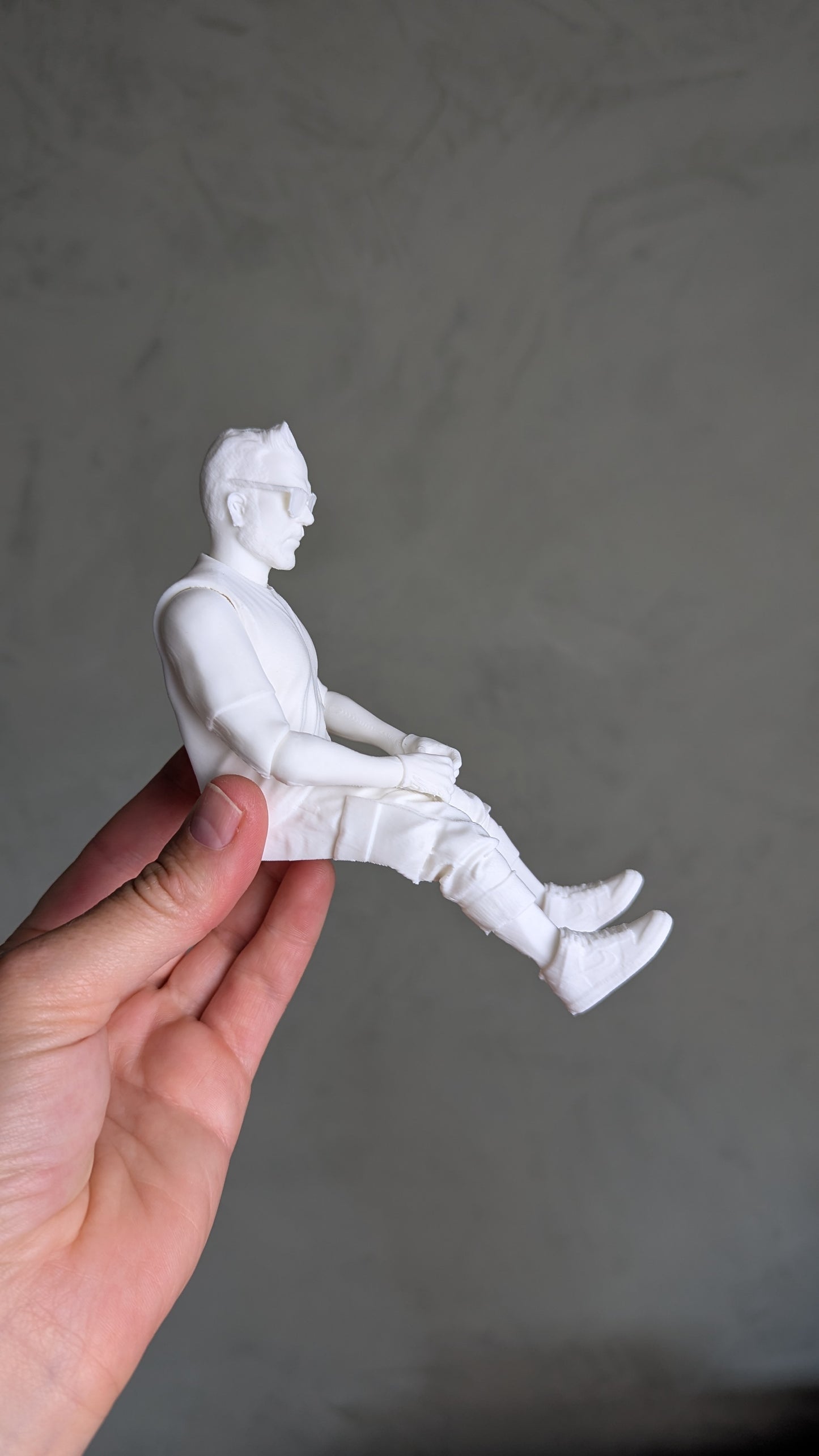 Male RC Driver Figure 1:10 scale Crawler - 'Pete' Knight Customs official 3D Print