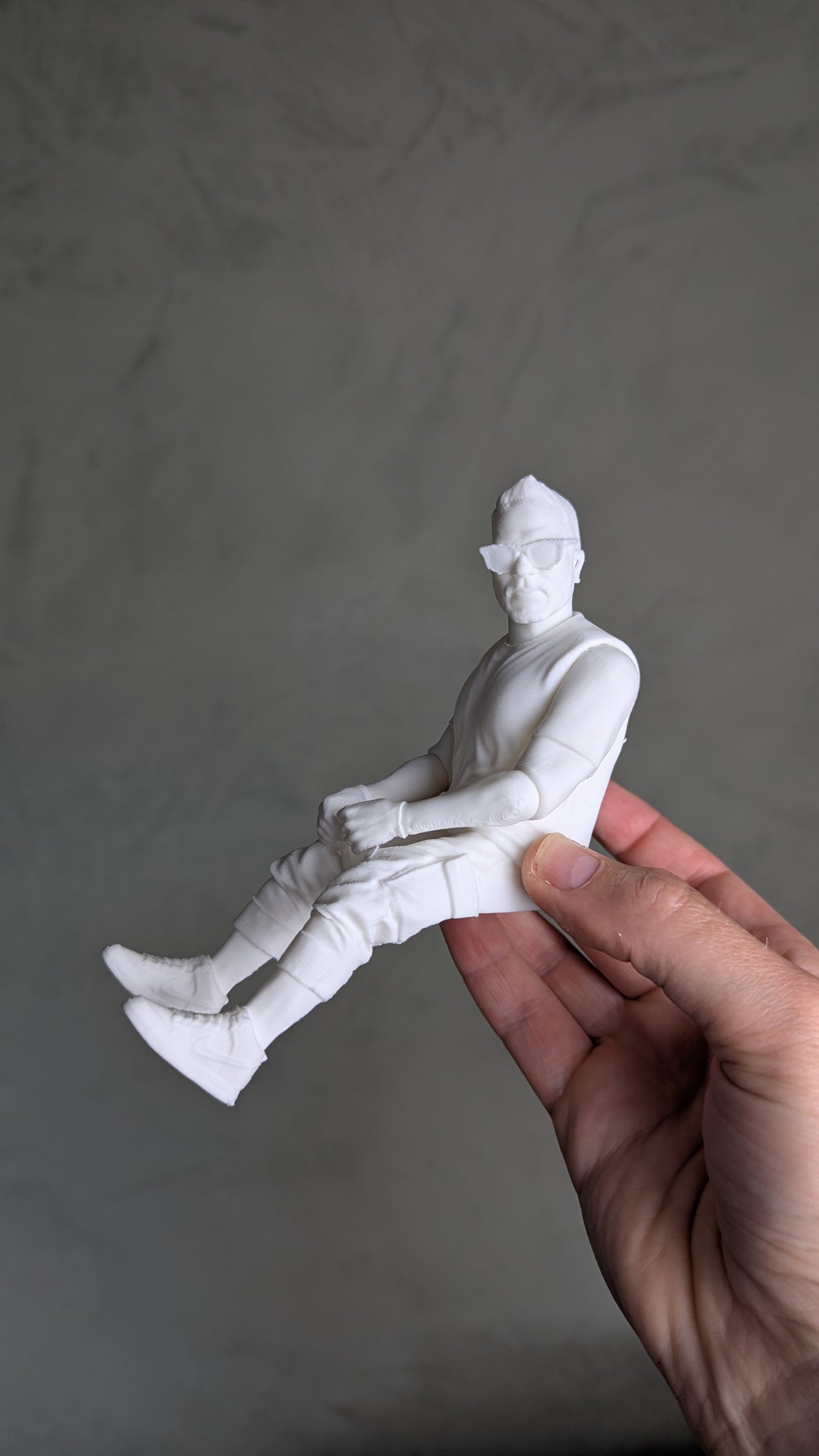 Male RC Driver Figure 1:10 scale Crawler - 'Pete' Knight Customs official 3D Print