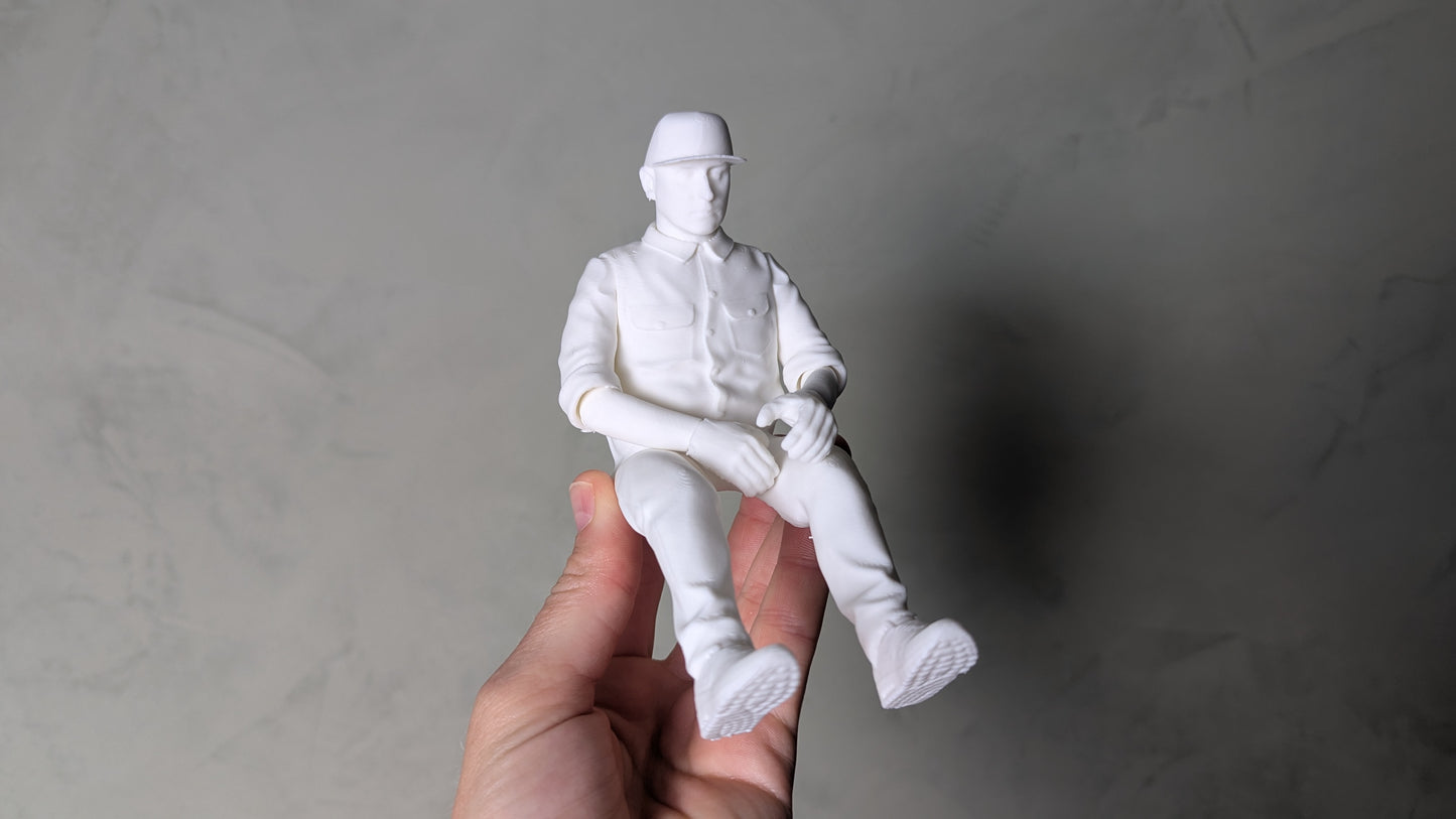 Male RC Driver Figure 1:10 scale Crawler - 'Matt' Knight Customs official 3D Print
