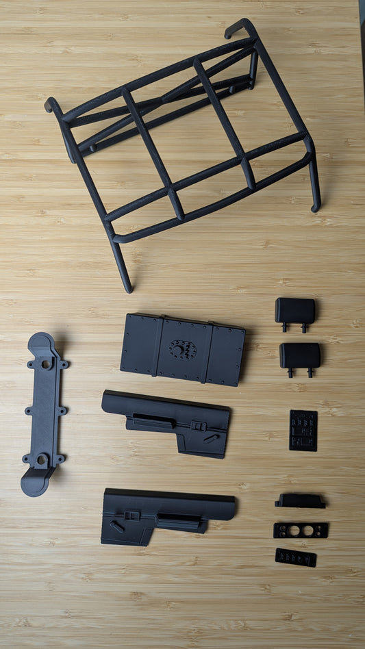 Vanquish VS4-10 Origin interior 3D printed parts set - Knight Customs official