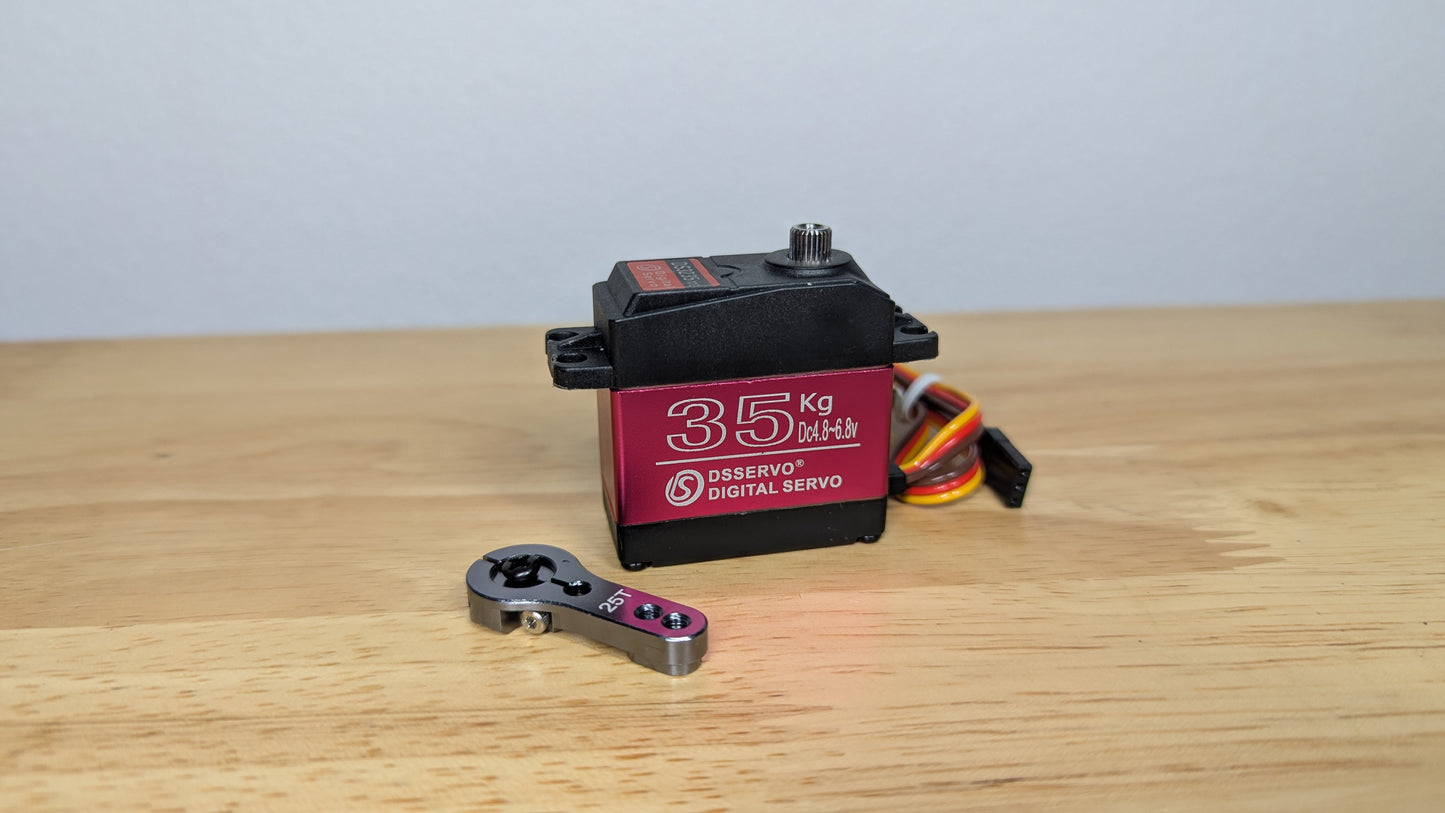 35kg High Torque Metal Gear Waterproof Servo for RC Vehicles (DS3235)