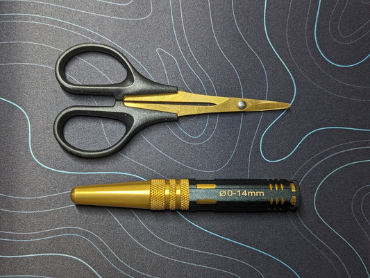 Body Reamer & Curved Scissor Set for the RC hobby