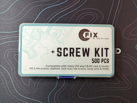 RC Screw Kit (500 pcs), by The RC Girl