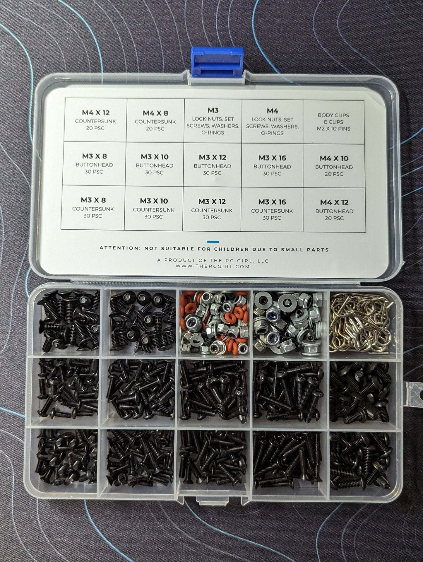 RC Screw Kit (500 pcs), by The RC Girl