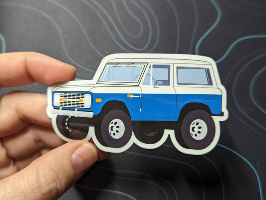 Ford Bronco Die Cut Sticker - by The RC Girl
